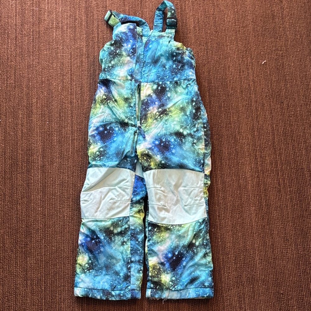 Lands' End Kids Blue Galaxy Snow Pants